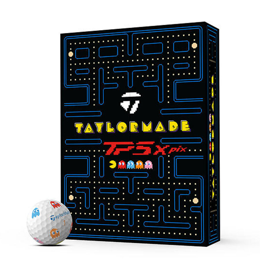 TAYLOR MADE テーラーメイド ×パックマン ボールマーカー5個セット  ブラック系  [240101457126] ゴルフウェア ストスト TAYLOR MADE テーラーメイド ×パックマン ボールマーカー5個
