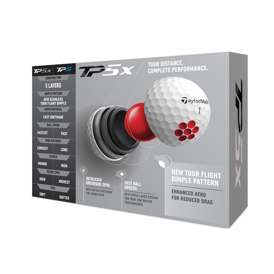 TaylorMade - Malbon x TaylorMade TP5X Golf Ball 1ダース TP5x Golf Balls - TRK-R | TAYLORMADE | Golf Balls | Men's