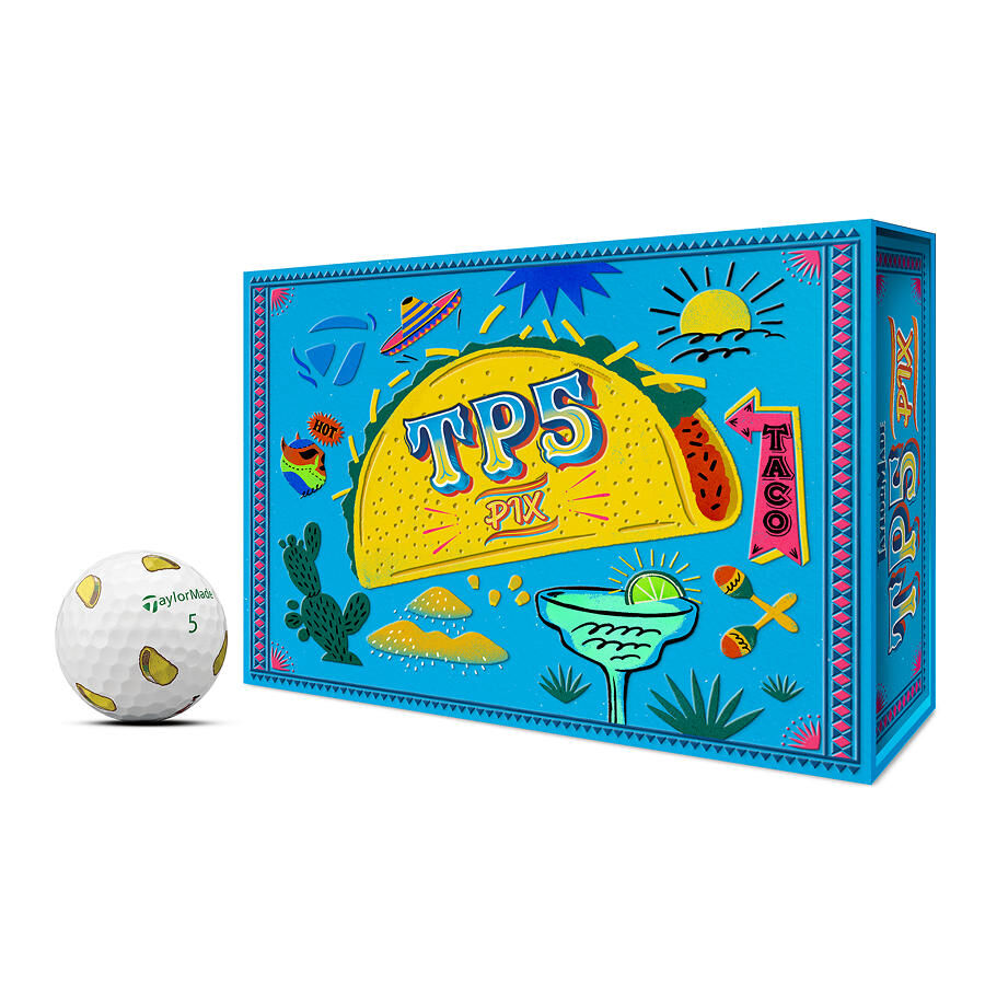 新品　【限定品】TP5X Pix Taco ボール NEW TP5x Pix ボール | NEW TP5x Pix BALL | TaylorMade Golf