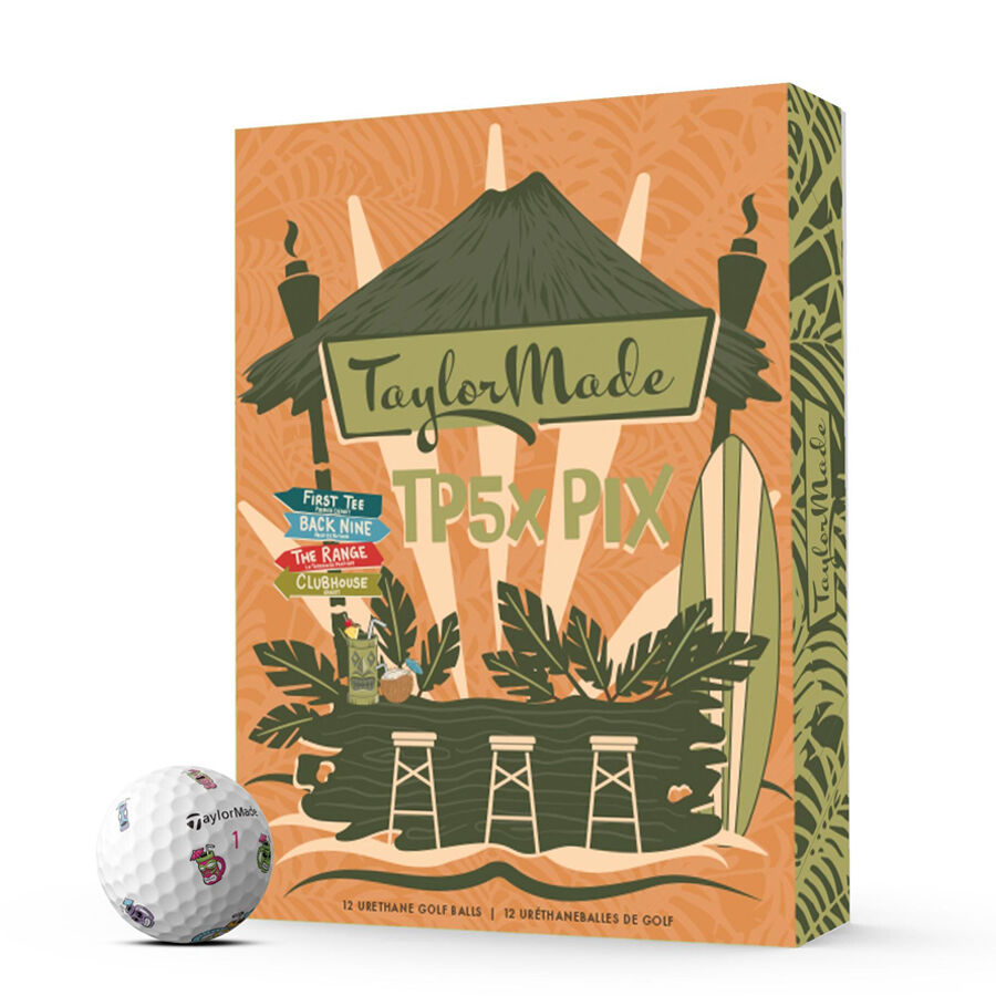 【限定品】【新品未使用】TaylorMadeゴルフボール Tiki pix Tiki