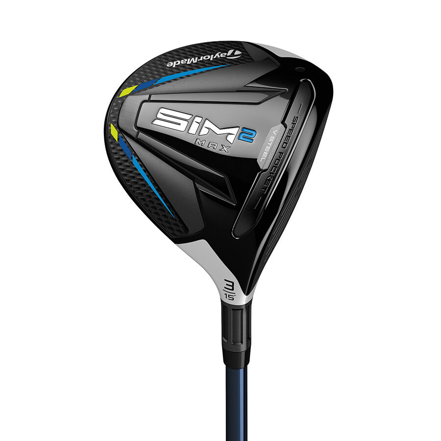 【美品】TaylorMade SIM2 MAX フェアウェイウッド 15度　3w SIM2 Max Fairway