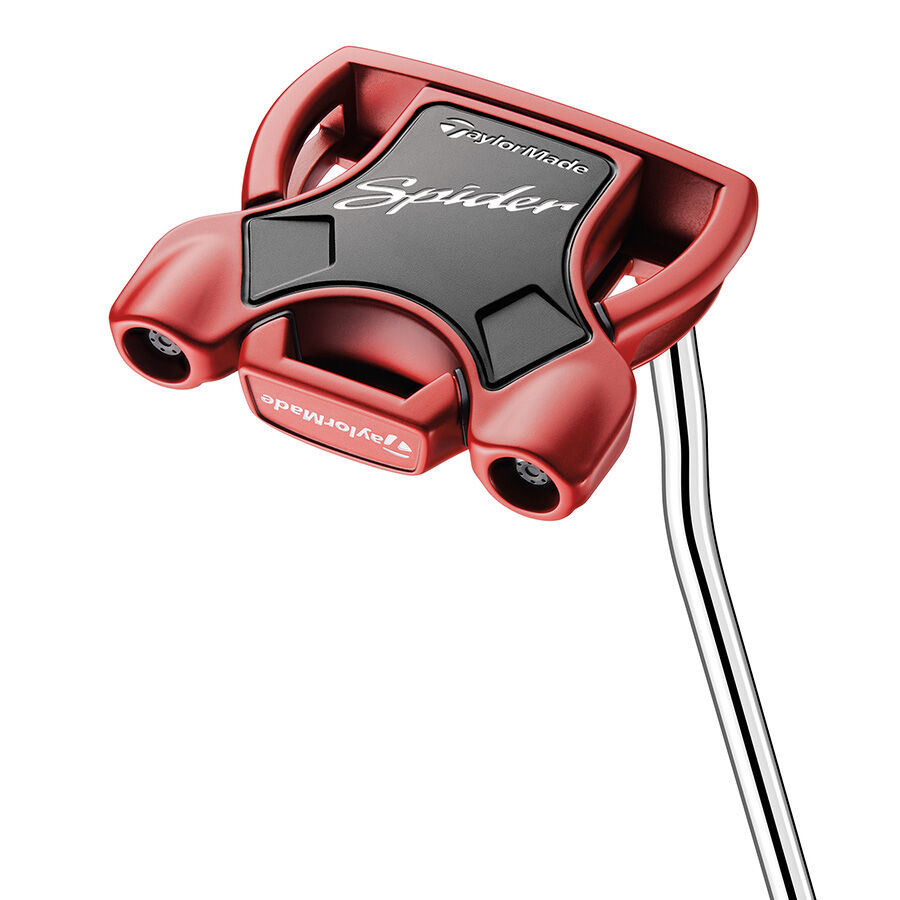 TaylorMade Spider パター レッド ヘッドカバー付き　レフティ Spider Red Double Bend