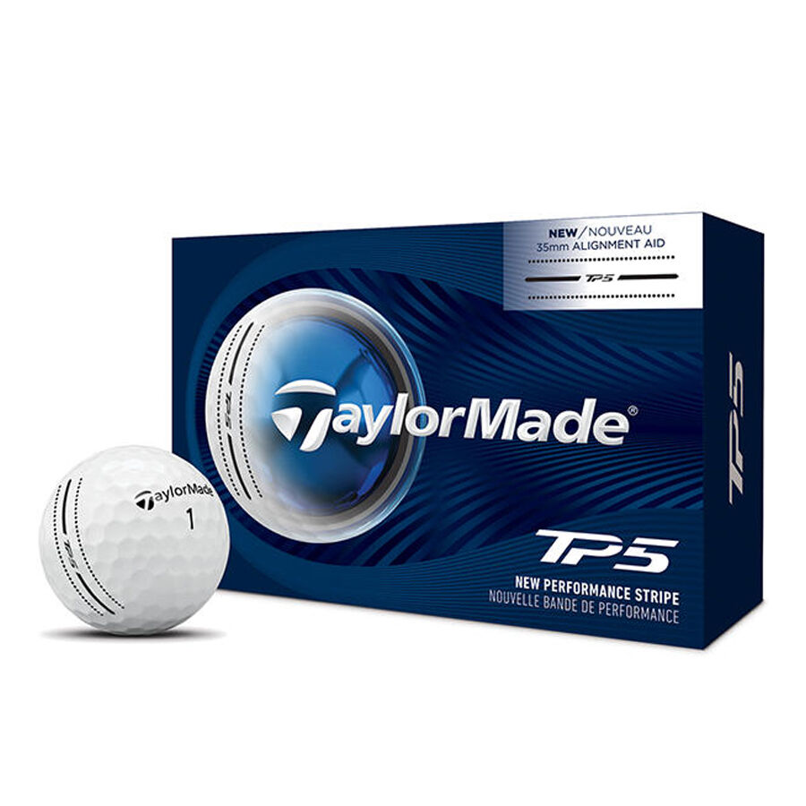 TaylorMade TP5x Stripe ゴルフボール TP5/TP5x Performance Stripe Golf Balls