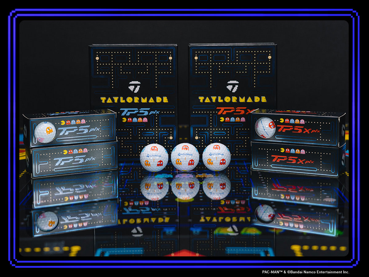 TaylorMade | PAC-MAN ｔｐ5ＰＩＸ　パックマンコラボ TaylorMade and Pac-Man link up for the ultimate collection