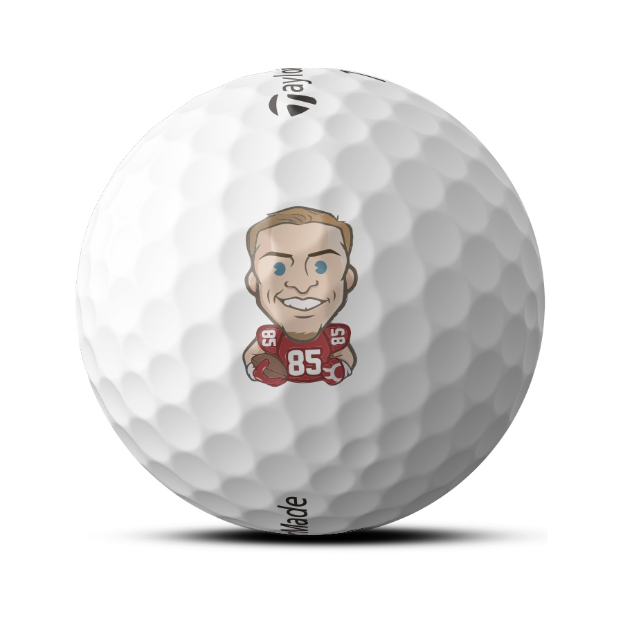 George Kittle TP5x Golf Balls