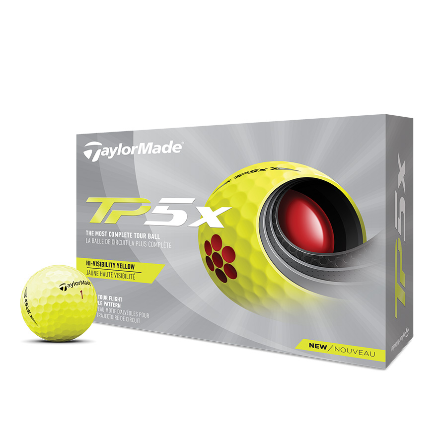 Balles de golf jaunes TP5x