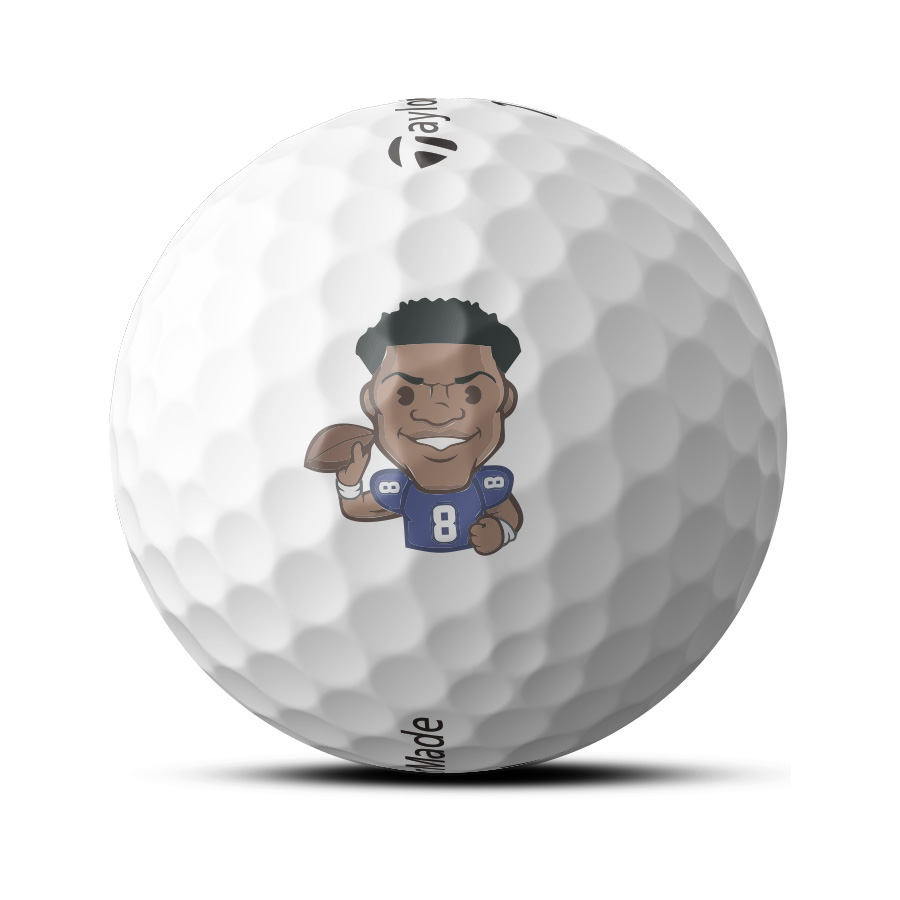 Lamar Jackson TP5 Golf Balls