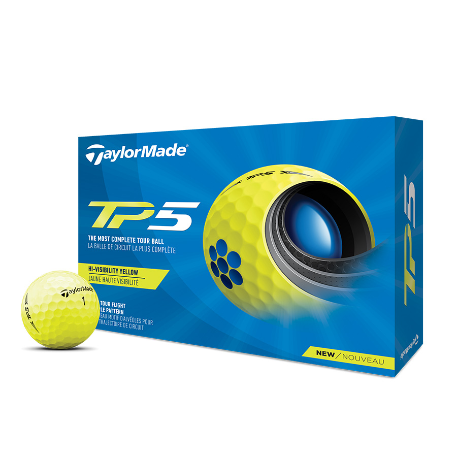 Balles de golf jaunes TP5