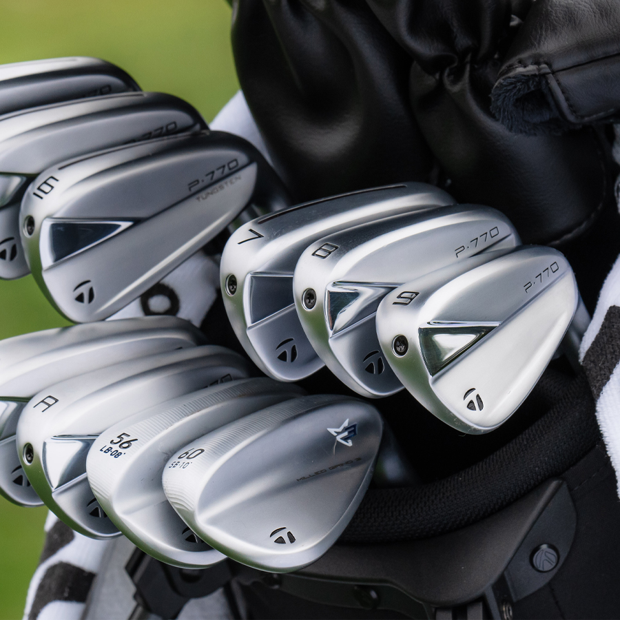 Taylormade P770 Phantom Black 4-PW Iron Set Dynamic Gold 105